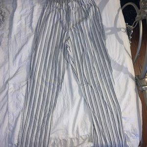 black and white brandy pants